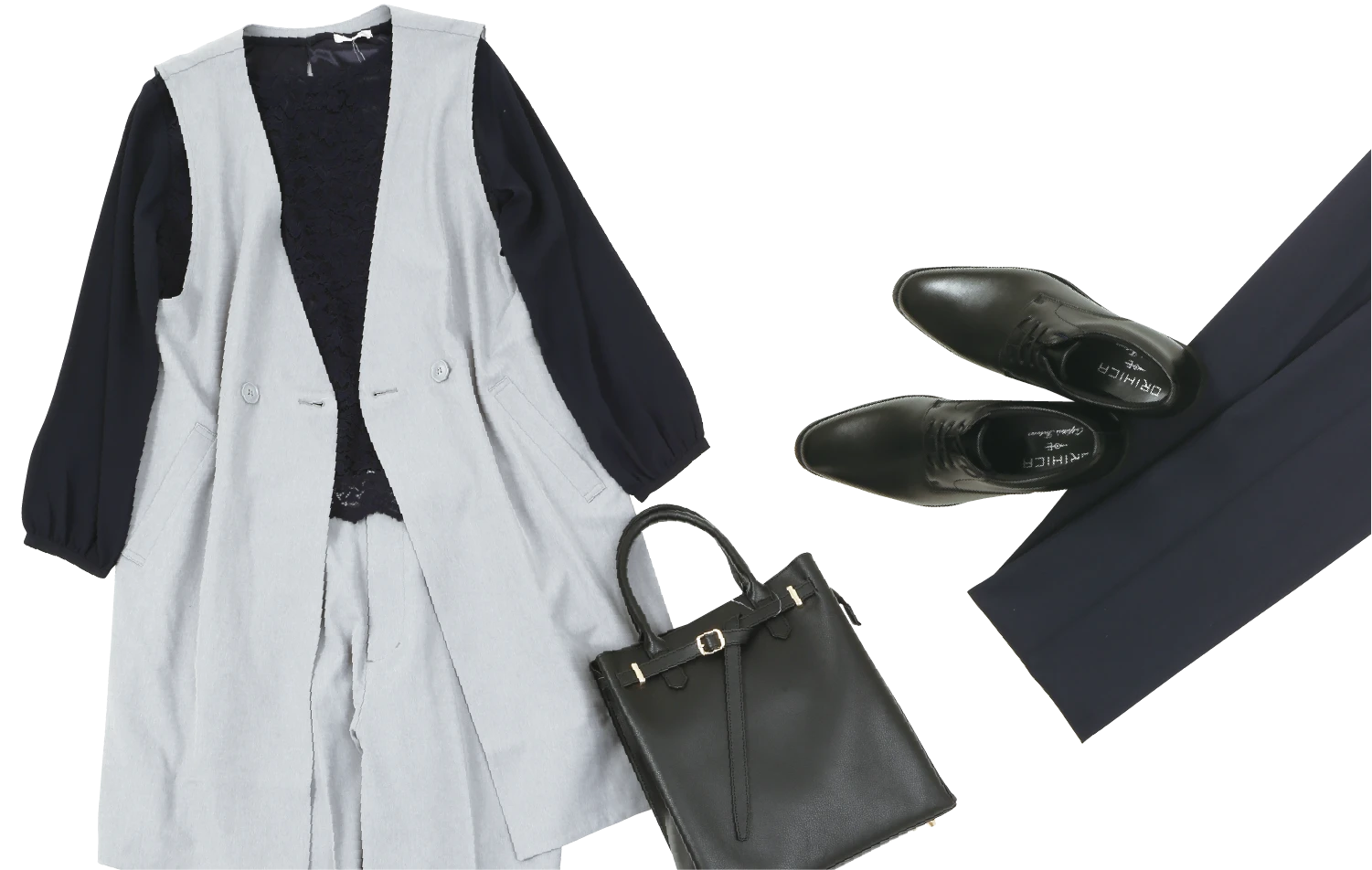 春のオケージョンコーデ画像